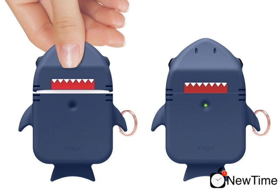 Elago Shark Case Jean Indigo for Airpods (EAP-SHARK-JIN) 